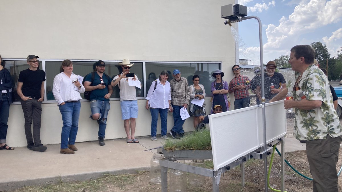 riograndejv's tweet photo. RGJV and BRI demonstrating water infiltration and runoff at Agave Fest https://t.co/y5ZBHUcFJJ