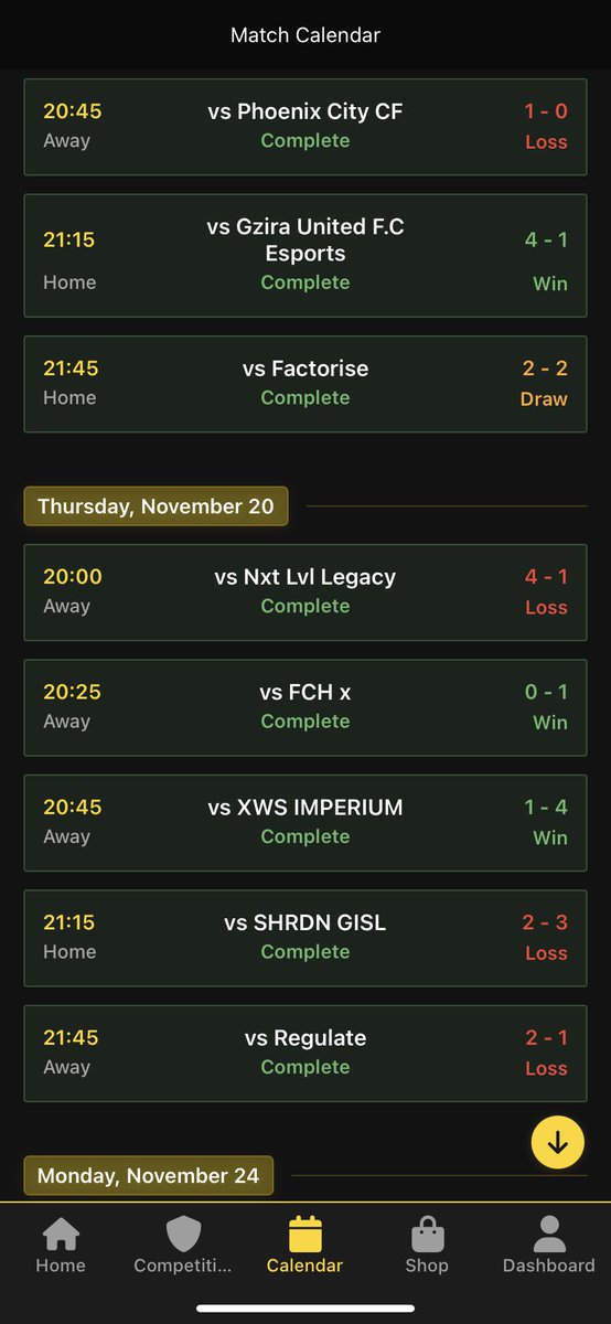 Match day 14 results are as follows below 👇