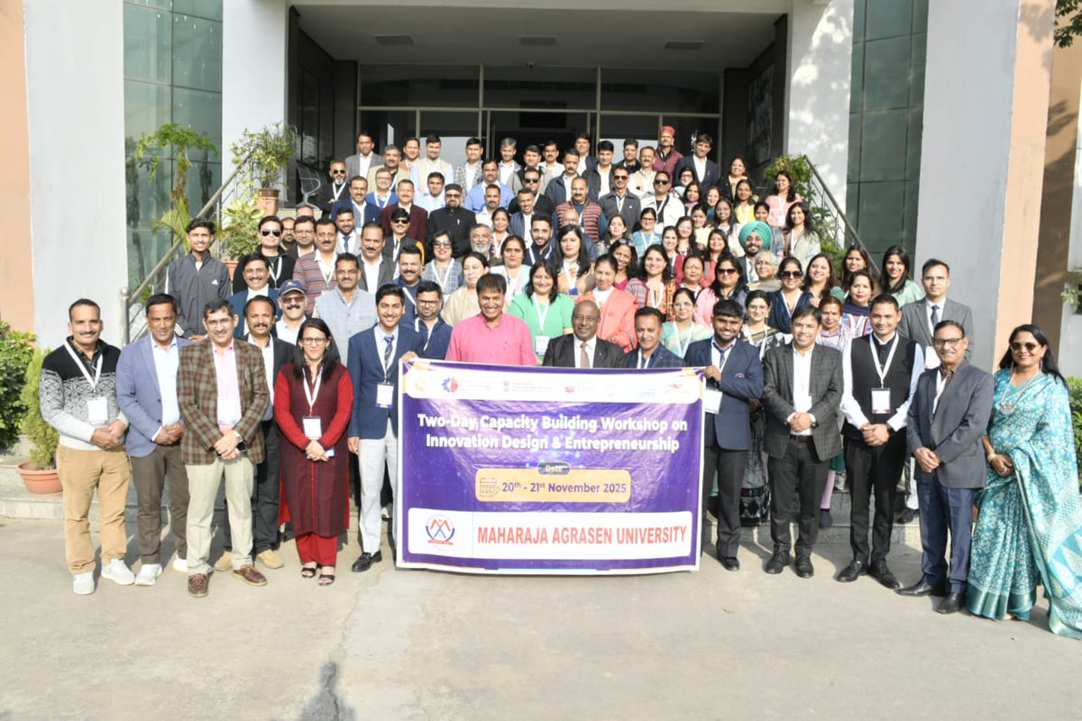 Maharaja Agrasen University tweet media