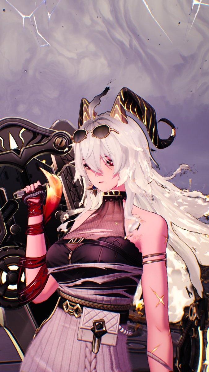 今日も一日お疲れ様でした(*´▽｀*)✨
おやすみなさい💤🌙
＃鳴潮　＃ザンニー