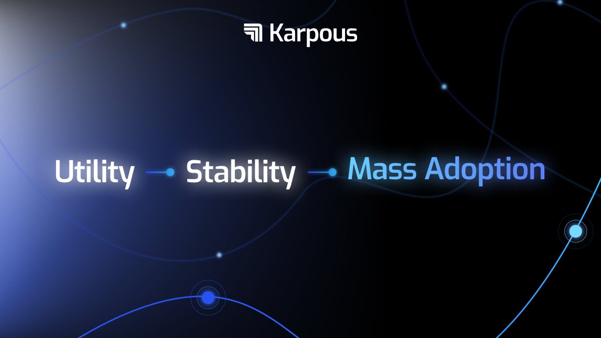 karpouscom's tweet photo. In the RWA space, the conversation often focuses on market cycles, sentiment shifts, and short-term movements. But none of these are what ultimately drive stability. 

Utility does.

Real-world adoption comes from creating systems that solve ACTUAL problems, deliver value consistently, and allow participants to build with confidence regardless of market direction. Stability follows utility, and mass adoption follows stability.

At https://t.co/CfZtJoDIll, this is the foundation we choose to build on. By designing infrastructure where real assets, real participation, and real incentives align, we’re shaping an environment that can support long-term builders and long-term value creation.

The next era of RWAs will be defined by platforms that make utility scalable and that’s exactly the path we’re committed to with $KRPS.