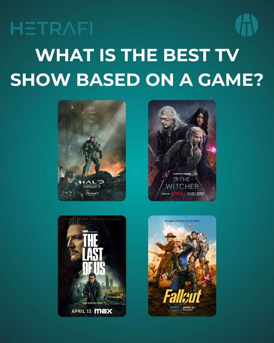 What's your favourite video game inspired TV show?

Drop it in the comments!!

#Hertafi #Gaming #TheWitcher #Fallout # Halo # TheLastOfUs