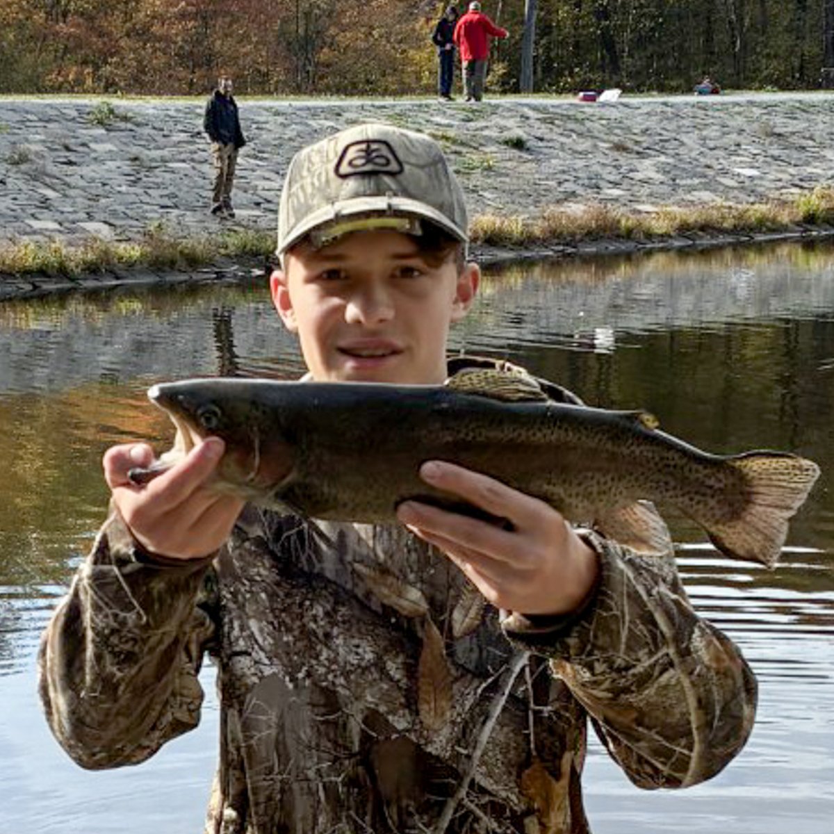 pafishandboat's tweet photo. This camping trip went from good to great! 
Caleb was camping with his friends at French Creek State Park. The packed their rods and decided to fish the lake. 

Caleb ended up landing this 19 inch Rainbow Trout! 

Nice catch! https://t.co/KmnHnqQ2ww