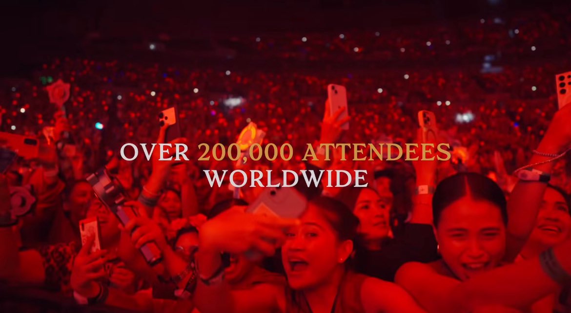 SBretmanStone's tweet image. JUST IN: SB19’s Simula at Wakas World Tour has garnered over 200K attendees worldwide, as per the group’s latest Oceania leg promo material.

It extends its record as the 𝗠𝗢𝗦𝗧 𝗔𝗧𝗧𝗘𝗡𝗗𝗘𝗗 𝗪𝗢𝗥𝗟𝗗 𝗧𝗢𝗨𝗥 𝗕𝗬 𝗔 𝗣-𝗣𝗢𝗣 𝗚𝗥𝗢𝗨𝗣 in history.

@SB19Official #SB19