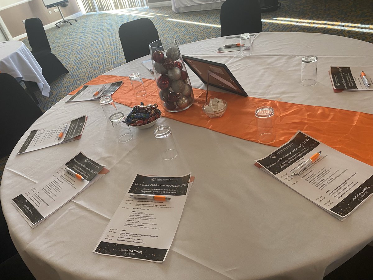 ExceedLP's tweet image. A brilliant start to our Governance Celebration and Awards this afternoon 🧡

We’ve heard from our CEO and Chair of Directors before leading into our workshop sessions on SEND, Ofsted Frameworks, Governor Monitoring and Safeguarding 📚