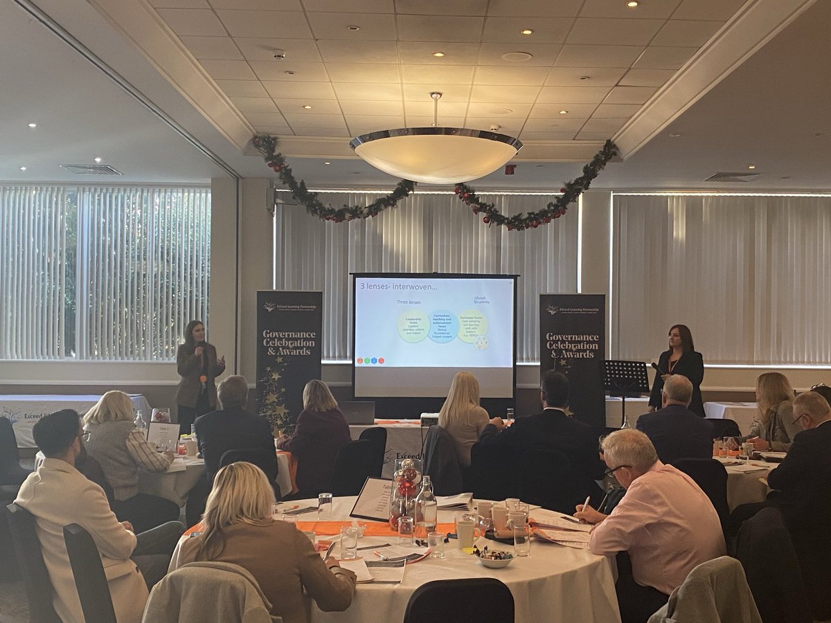 ExceedLP's tweet image. A brilliant start to our Governance Celebration and Awards this afternoon 🧡

We’ve heard from our CEO and Chair of Directors before leading into our workshop sessions on SEND, Ofsted Frameworks, Governor Monitoring and Safeguarding 📚