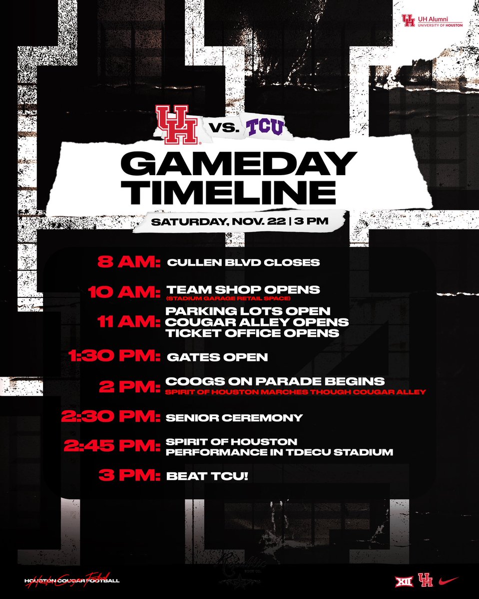 One last time in TDECU Stadium this season ‼️