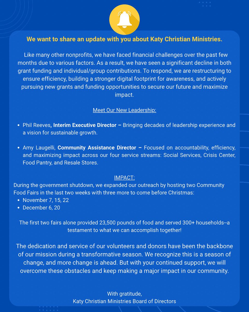 KCM Official Announcement 📣