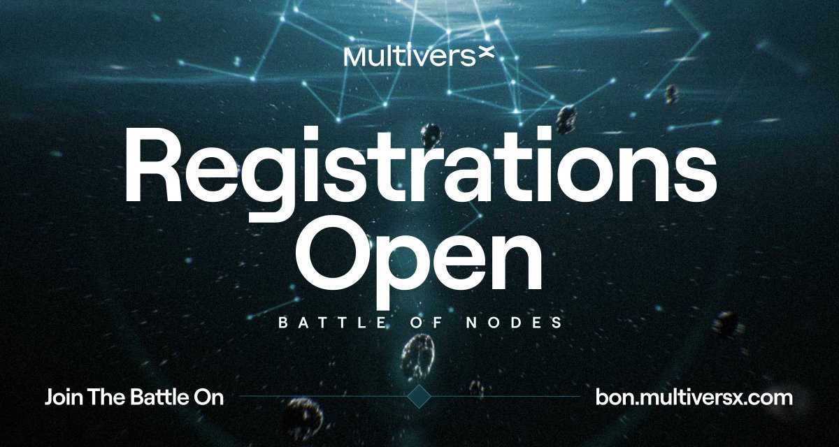 MultiversX's tweet image. The upcoming Battle of Nodes is the biggest stress test we’ve ever run—for the biggest upgrade we've ever built.

Whether you’re a validator, builder, infra operator, or someone planning to lead a Guild, this is your invitation:

Sign up. Prepare. 

December is going to be fun.