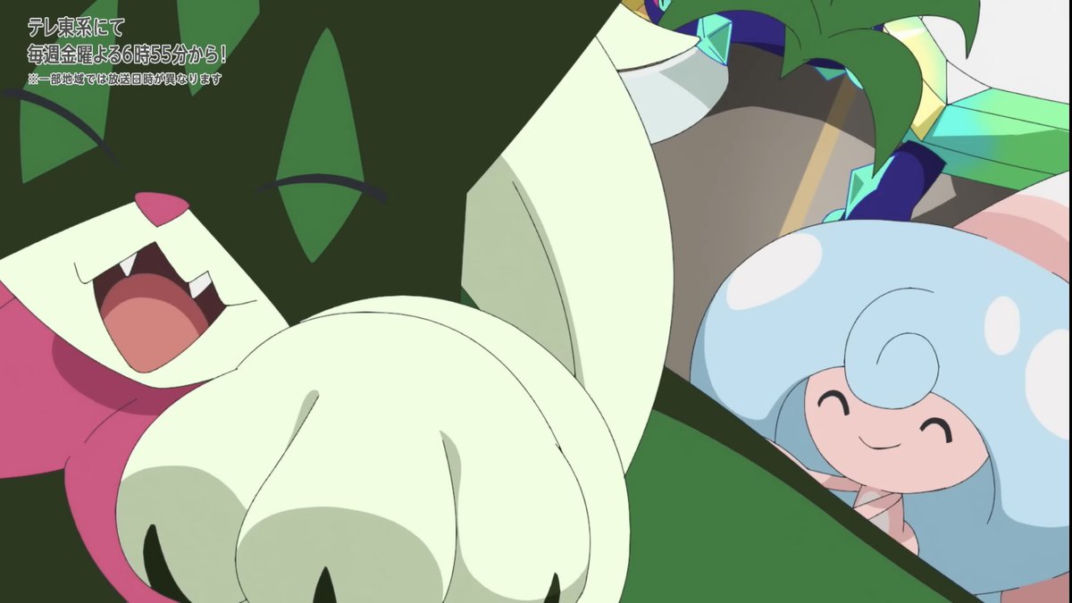 STICKYconection's tweet image. #アニポケ
・リコの口元についたクリームを当然のように舐める
・他のポケモンがリコに撫でられてるのを見て自分もと猛アピール
・色メタモンを見つけた瞬間に全力で捕まえてリコに駆け寄る
・ブリムオンがちょっと離れた瞬間にリコに擦り寄る

今回もマスカーニャはリコちゃん大好きでした🥰🐱🍵