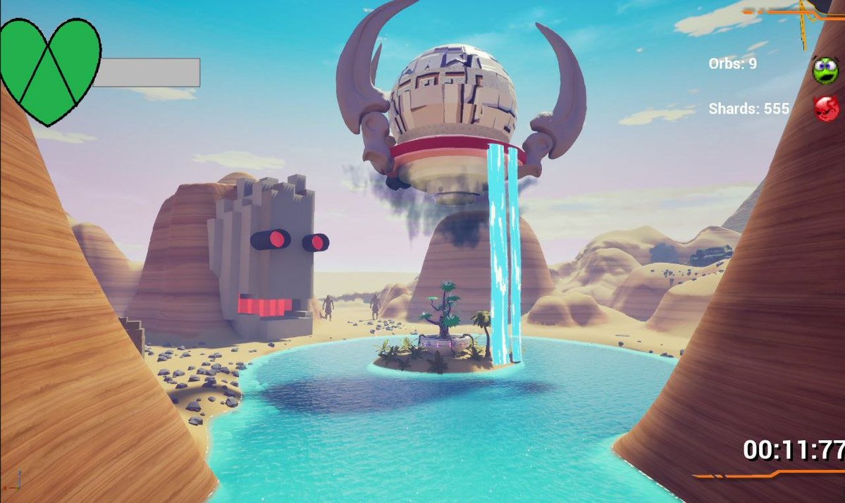 IndieRatzy's tweet image. Turning sketches to Unreal models since 1776.
Flaoting Claw #Temple 

Hard at work fixing and polishing the rest of the landscape/map 

#gamedesign #leveldesign #Rhody #SFSGames #UnrealEngine #UE5 #Platformer #indiegame #indiedev #devlog #screenshotsaturday