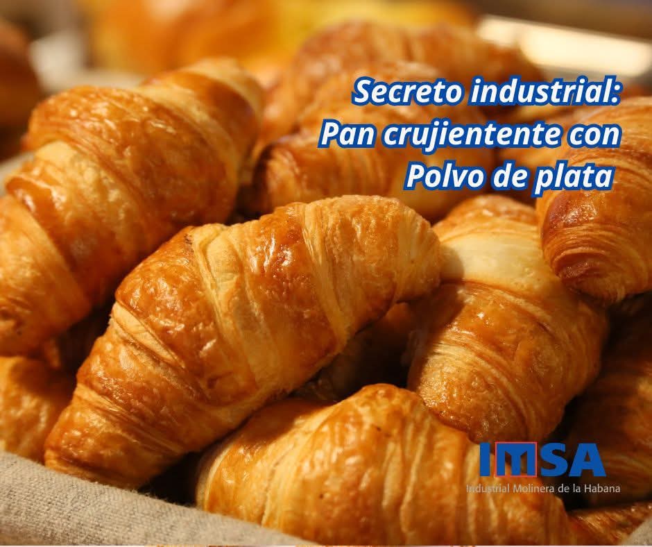 🍕✨ Nuestra harina de fuerza #PolvodePlata es ideal para masas que requieren una gran elasticidad, logrando una textura esponjosa por dentro y crujiente por fuera. 
Industrial Molinera de la Habana S.A. te ofrece un producto para que hornees  con la calidad de siempre