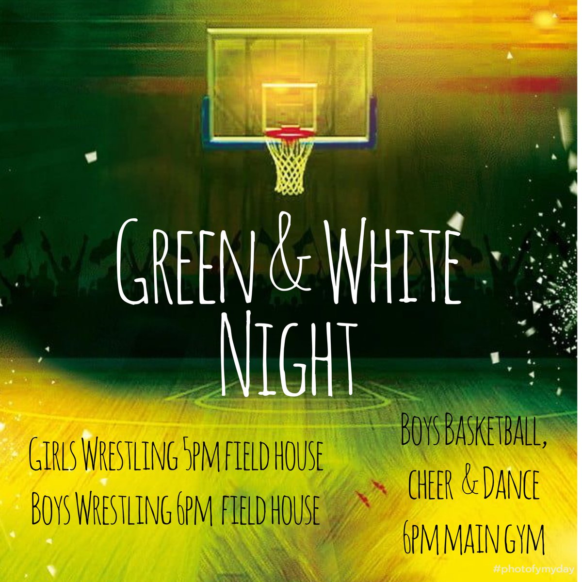 Green &amp; White Night kicks off our Winter Season TONIGHT 🏀 🤼