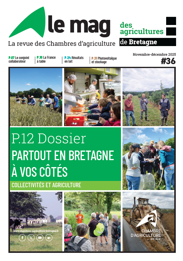 📢 Le Mag n°36 vient de paraître ! Découvrez notre dossier consacré à des initiatives collectives inspirantes menées dans les territoires bretons portées par les collectivités locales avec l’appui de la ChambagriBzh.

👉 A lire dès à présent : tinyurl.com/ym37twhu