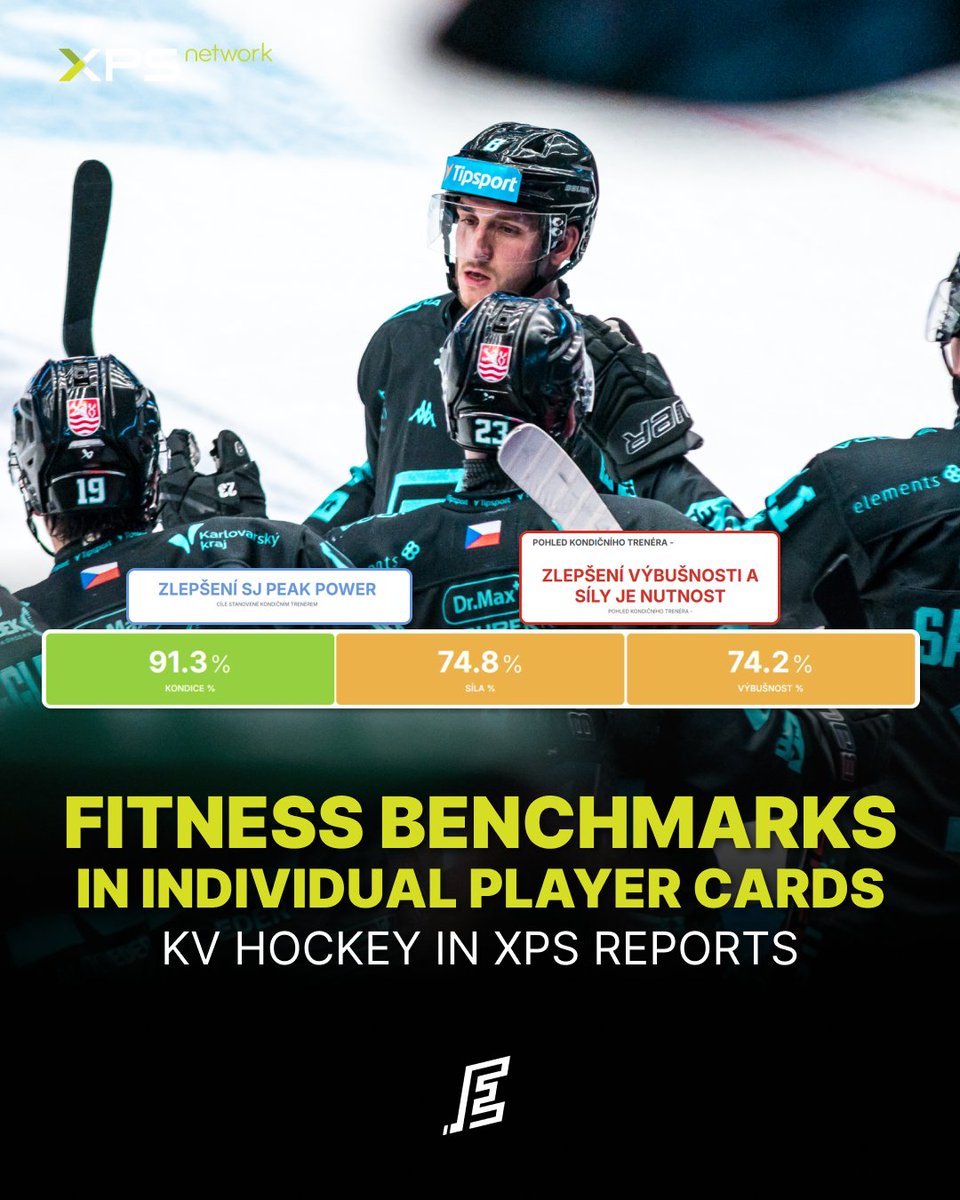 🏒 | <a href="/hokejkv/">HC Energie K. Vary</a> 🤝 #XPSReports

📊 Thanks to fitness benchmarks created with XPS Calculated Tests, the coaches can precisely see where each player stands in fitness, strength, and explosiveness - and how they’ve progressed over the season 💻📱

🍿 Full #XPSStories episode ➡️