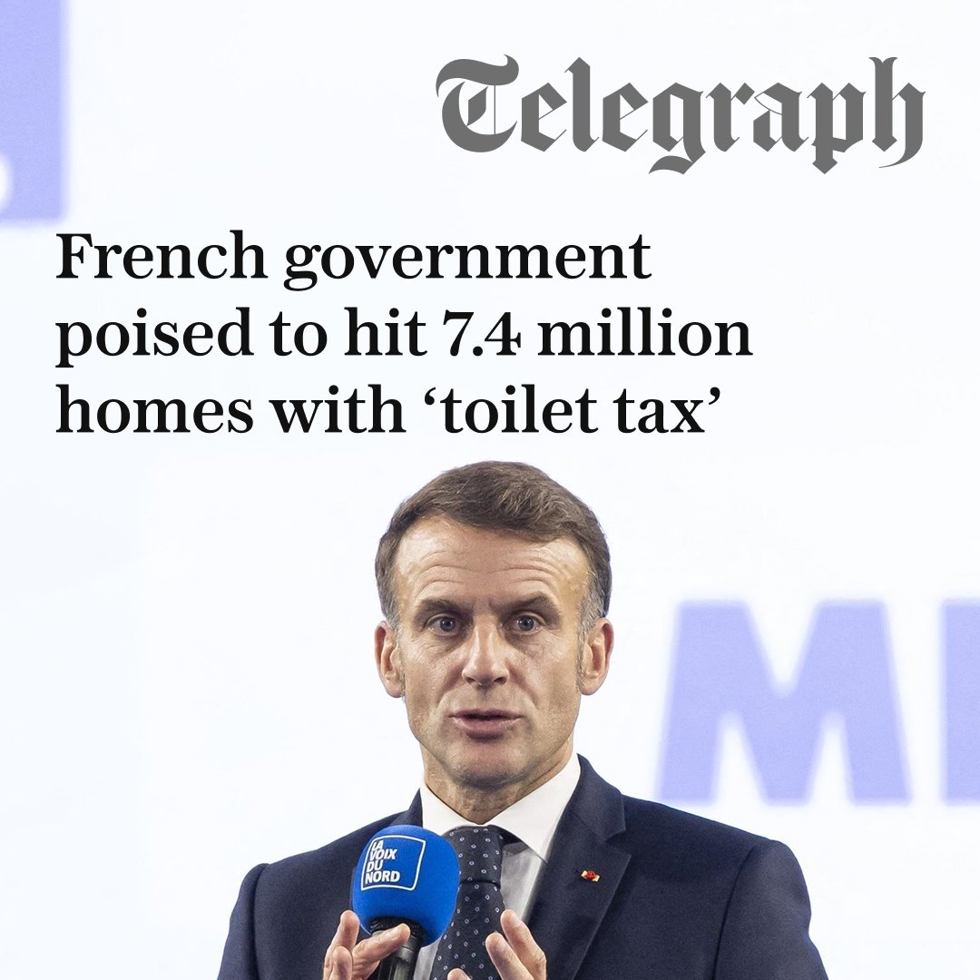 🧻 More than seven million homeowners in France are poised to be hit with a “toilet tax” following a nationwide property revaluation.

Find out what that means here ⬇️
telegraph.co.uk/money/tax/news…