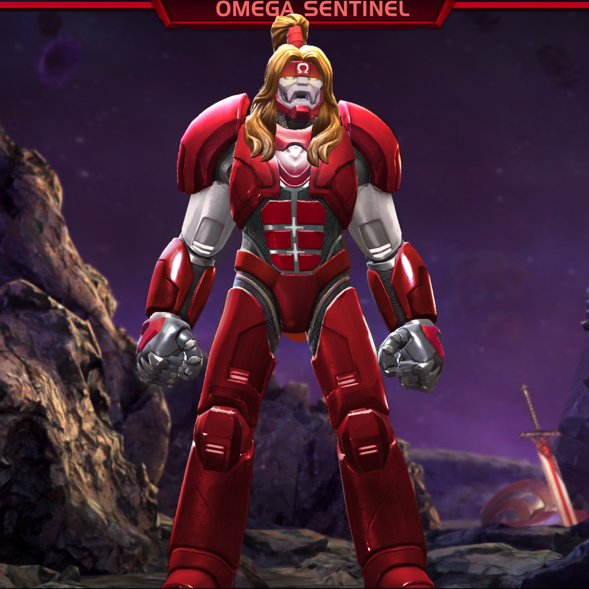 SDBuuu's tweet image. Guys I had the best idea for an original champ, Omega Red + Sentinel = Omega Sentinel