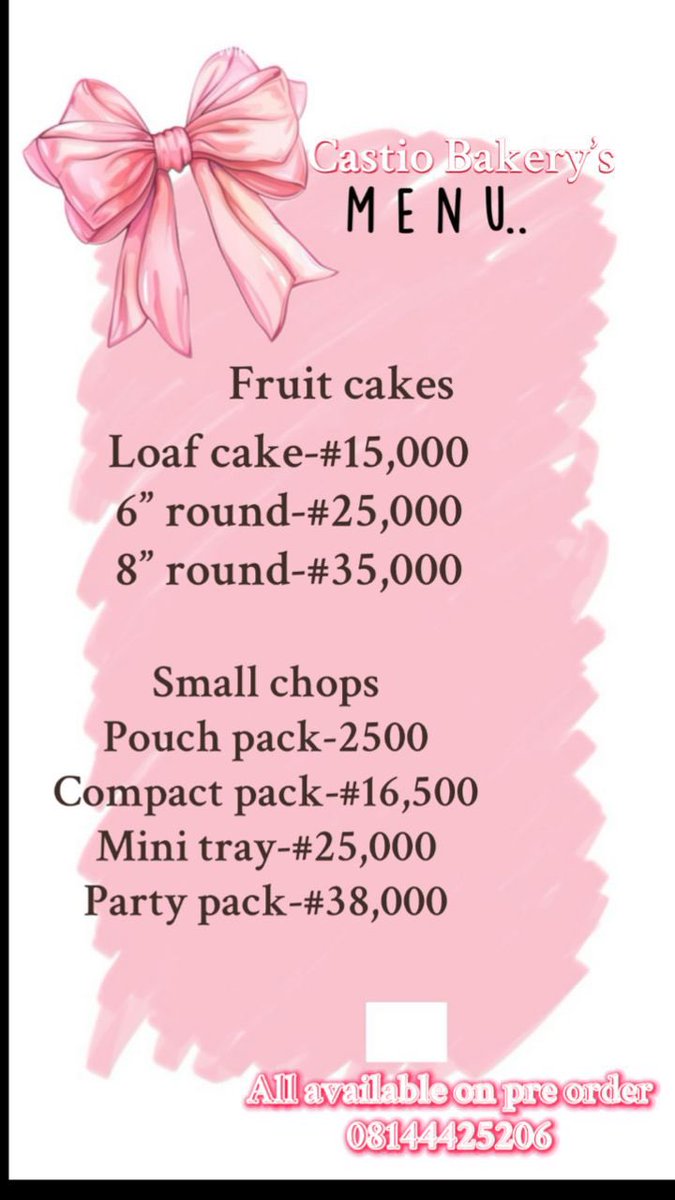 CASTIO_Bakery's tweet photo. Tis’ the season to give and receive! 
Fruits cakes, plain cakes, small chops are all available. 

Send this post to someone who owes you a cake 🫵🏽🥮 https://t.co/ghsKdaR7pT