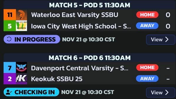 IAHSEAofficial's tweet image. ROUND TWO IS UNDERWAY!

CHECK OUT THE STREAMS HERE!

youtube.com/@iahsea/streams