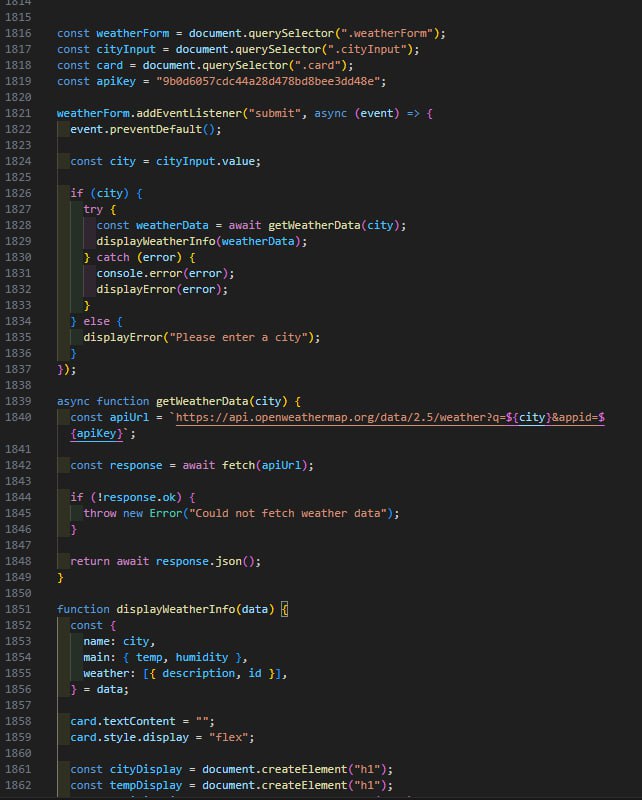 Joze_60's tweet image. Today, I actually built something with it: a weather checker that fetches real API data.

I also confronted something that used to trip me up in coding: structure.