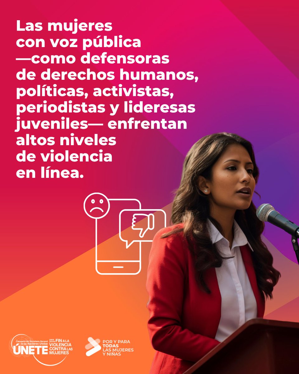 ONUecuador's tweet image. La violencia digital contra las mujeres y las niñas tiene un impacto significativo en la salud, el bienestar y la seguridad de las víctimas y sobrevivientes.

📢Crear entornos seguros es clave para una sociedad más justa e igualitaria.

#NoHayExcusa #EsViolenciaDigital #16días