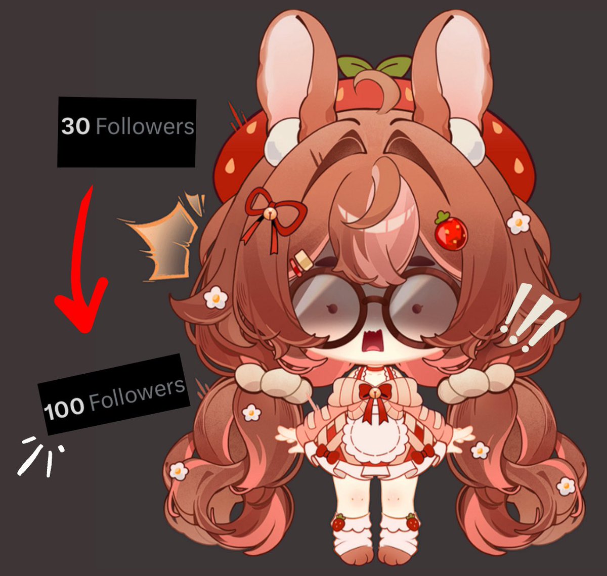 I woke up to 100 followers, thank you so much .ᐟ.ᐟ ૮꒰ྀི∩´ ᵕ `∩꒱ྀིა

I hope that you’ll look forward to my debut, if you’d like to continue to supporting me check out my Twitch !
 
💌 ‣  twitch.tv/strawbrerie 
 
꒰ #Vtuber┋ #ENVtuber ┋ #VtuberDebut ┋ #moots ꒱