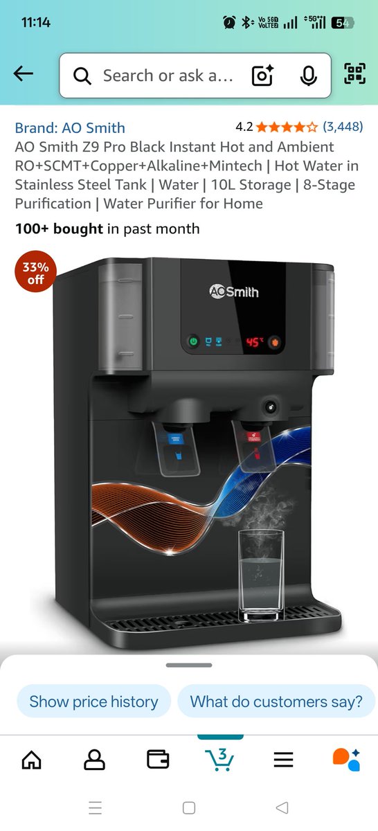 tweetbook__'s tweet image. @AOSmithin : Hi,

Can you please confirm if there&apos;s a water purifier model named Z9 Pro?

On AO Smith official website it is just &apos;Z9&apos; only but on Amazon and Flipkart there&apos;s a newer model named &apos;Z9 Pro&apos;?

What&apos;s the truth or catch?

Refer attached screenshots &amp;amp; ALT for links.