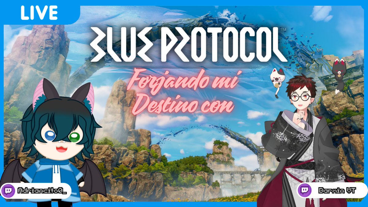 Mis ChikiMurcielagos 🦇💙
Hoy seguimos en Blue Protocol con el TEAM 
Murciélago y el elfo <a href="/darminvt/">Darmin VTuber</a>. ¿Listos para más 
misiones? 🔥
¡No se lo pierdan! 🎮✨

💜: twitch.tv/adriancito0_

🕗 8:30 p.m. 🇵🇪/🇨🇴

#VtuberES #Vstreamer #ChikiMurcielago