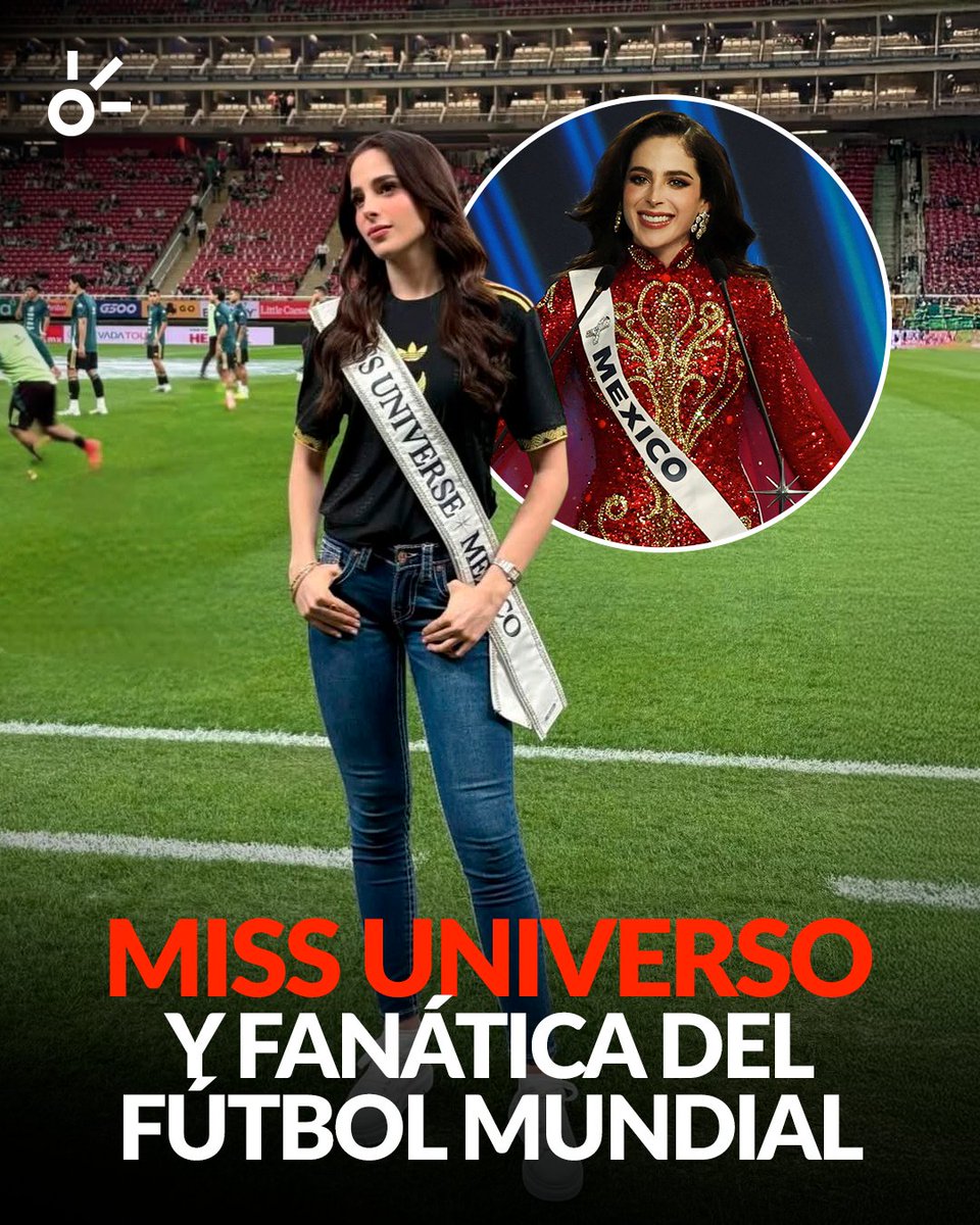 ClaroSports's tweet image. ¡UNA REINA QUE AMA EL MEJOR DEPORTE DEL MUNDO!🤩

Fátima Bosch, Miss Universo 2025, vibra al máximo con el fútbol.

Y sí: es chivahermana de corazón. 🐐🔝❤️