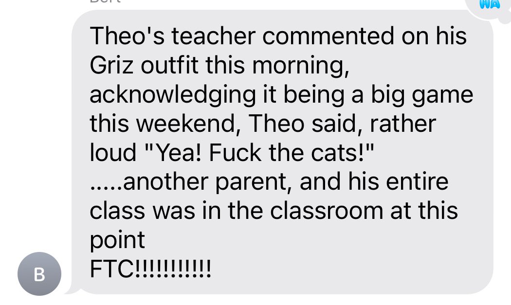 kyle_sample6's tweet image. Got this text this morning about my 4 year old nephew. FTC!!!