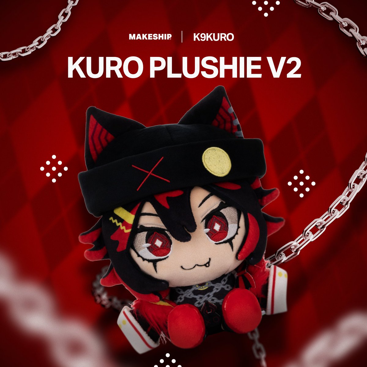 K9_KURO's tweet image. IT FINALLY HAPPENED!!!! 🥹
NEW KURO PLUSH AFTER 2 YEARS IS HERE! 🙀
makeship.com/products/kuro-…
⬆️⬆️⬆️⬆️⬆️⬆️⬆️⬆️
I&apos;ve been so excited for this launch you have no idea!
He&apos;s available for the next 22 days so GRAB HIM FAST!
(pls don&apos;t put him in any jars he might suffocate) 🥺