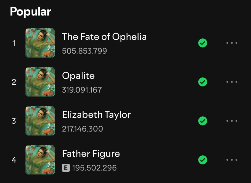 mclr4n's tweet image. showgirls singles and in this exact same order