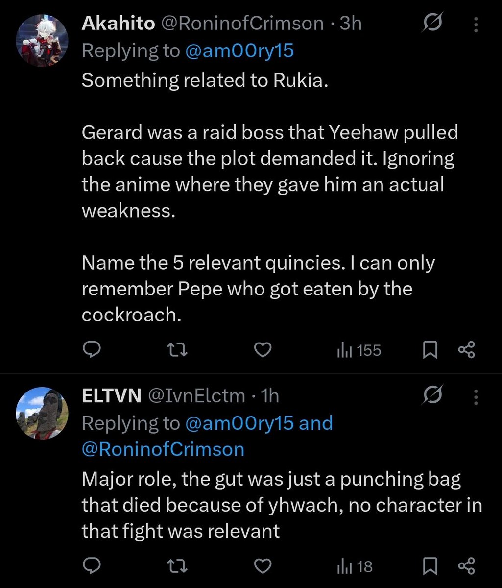 NightmareFuel07's tweet image. Bleach fans #Terrify me sometimes🤧