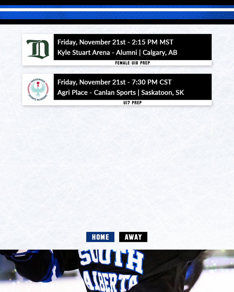 SAHockeyAcademy's tweet image. Two teams kick off 3 in 3 on the road today. The U18 Prep girls are at Edge for a showcase and the U17 Prep boys are on a Saskatchewan tour. 

#SAHA #CSSHL