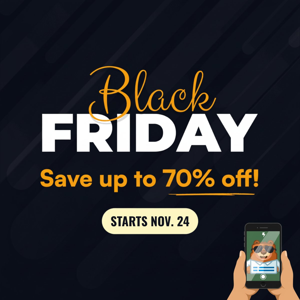 easywpforms's tweet image. Your forms are about to get a camera. 📸

Our new Camera Field lets users take photos &amp;amp; videos instantly inside your form. Perfect for applications, ID verification &amp;amp; more.

Get this (and all our premium features) for up to 70% OFF for Black Friday!

Starts Nov 24. You ready?…