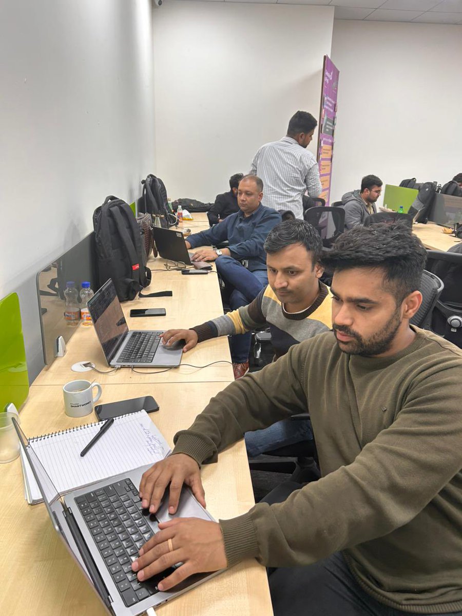 Lazy_Pay's tweet image. 🔥 FinHack Day 2 brought the energy!

From rapid prototyping to late-night breakthroughs, teams are pushing the boundaries of what AI can do for Finance! 

Momentum is high, collaboration is strong and ideas are getting real!

#FinHack #Hackathon #AIinfinance #Day2 #Fintech…