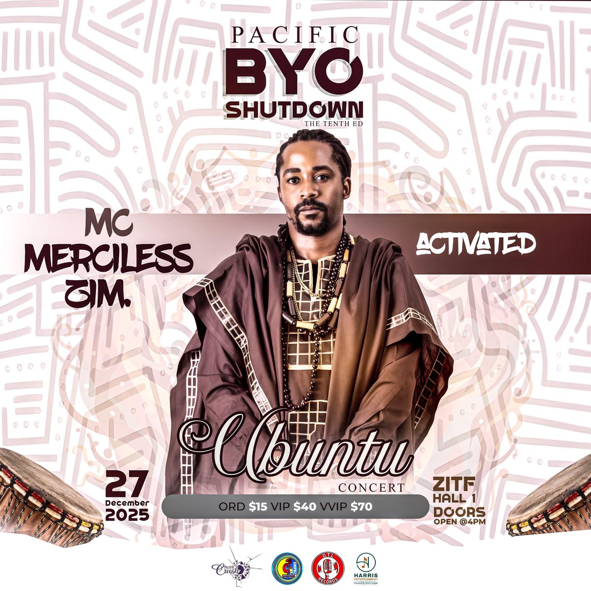 The King of cultural command is ACTIVATED!
MC Merciless Zim will be leading the Shutdown on 27 December.

 27 Dec 2025 | 📍 ZITF Hall 3 
🎟️ General: $15 | VIP: $40 | VVIP: $70
<a href="/byocelebs1/">BULAWAYO</a> 
<a href="/ByoCelebs/">AMBITIOUS</a> 
#zesa