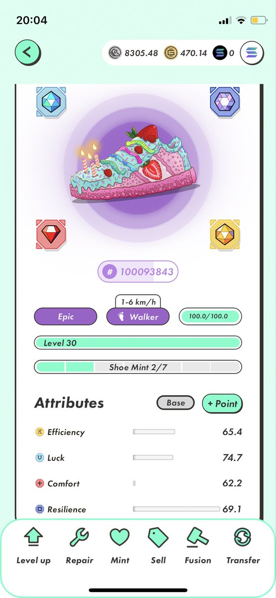 CryptoGemCaller's tweet photo. @JBJBJB65528481 @Stepnofficial Do you want one from this top sneakers ?? First for 800000 $GMT, second for 250000 and the another 200000 https://t.co/6aiFUuMEOD