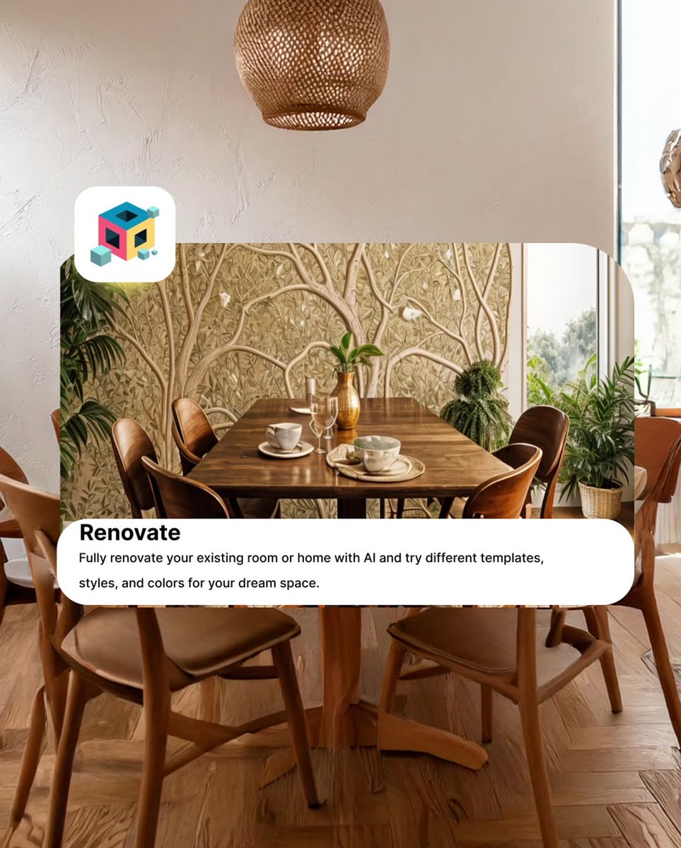 renovate_ai's tweet image. Renovate any room with AI — explore styles, colors, and templates before you redesign. The future of home makeovers starts here. 🏡 #HomeRenovation #RenovateAI #trending