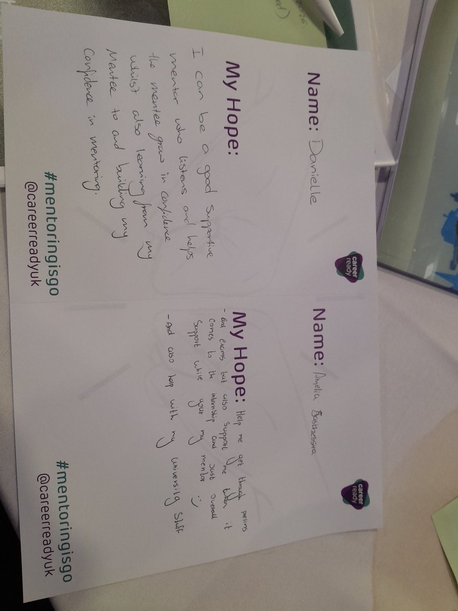 RippleRestalrig's tweet photo. @CareerReadyUK #mentoringisgo #careerlaunchevent2025 https://t.co/WVvr4XEuA4