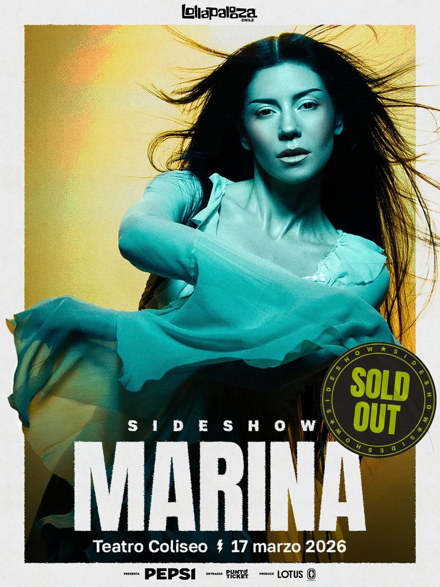 ChileMATD's tweet image. Lollapalooza Chile oficializa el sold out del sideshow de Marina en nuestro país y nosotros ya no damos más de la emoción ¡MUCHAS GRACIAS POR EL APOYO! @lollapaloozacl @lotusmusica @MarinaDiamandis @teammarinahq