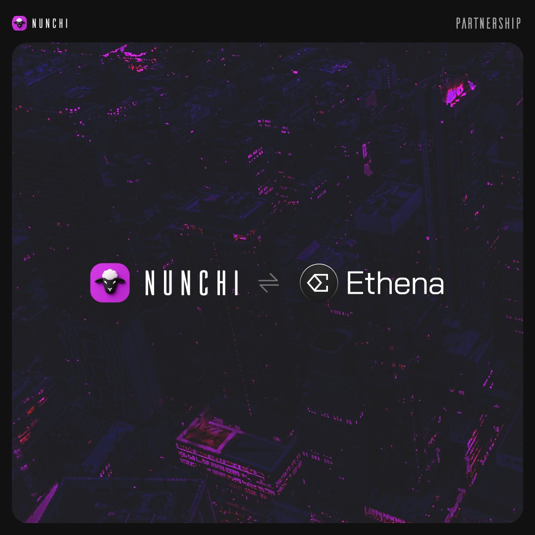 nunchi's tweet image. Nunchi x Ethena

The Internet’s Digital Dollar Meets the Internet’s Yield Layer powered by HIP-3

Today we’re excited to announce a deep collaboration between Nunchi and  @ethena_labs that brings three major developments to the Ethena ecosystem: