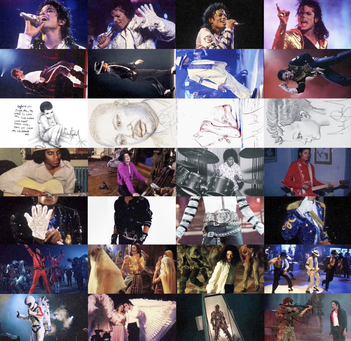 imagine being so ignorant of michael jackson's artistry to imply he wasn't a fashion icon, visual arts pioneer, writer, artist, director, and actor. he was all that and MORE.