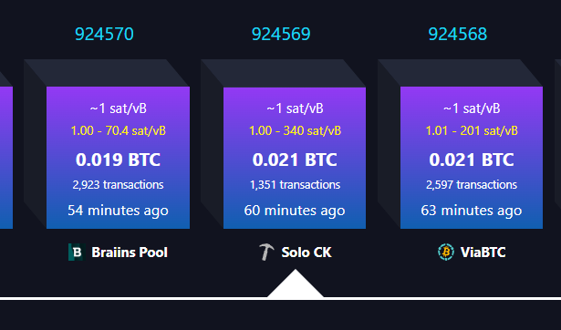 🚨SOLO BLOCK FOUND

A home miner with only ~6.73TH/s of total hashrate just mined a block for 3.146 BTC totaling $264,558.