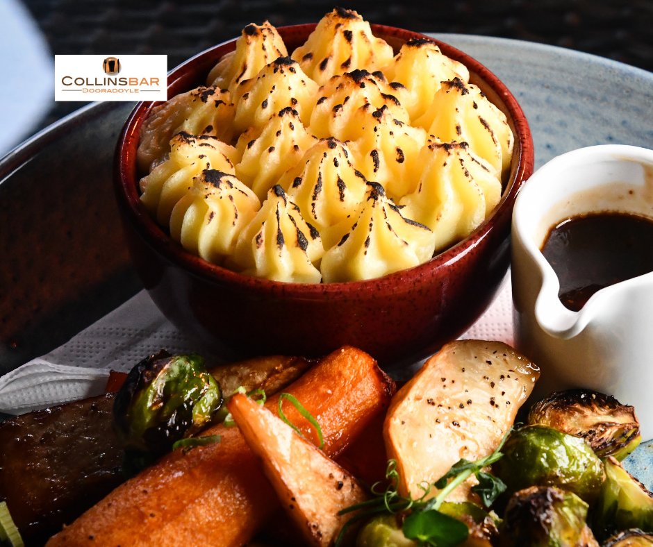 CollinsBarDoora's tweet photo. 🍽️ Weekly Specials at Collins Bar!
🔥 Roast Turkey &amp; Ham Roulade
🔥 Beef &amp; Mushroom Pot Pie

Seasonal comfort, big flavours, and warm Dooradoyle hospitality all week long.

📍 Collins Bar, Limerick  ☎️ 061 309191
#CollinsBar #WeeklySpecials #LimerickEats #GastroPub #Dooradoyle https://t.co/rlpKCxYheB