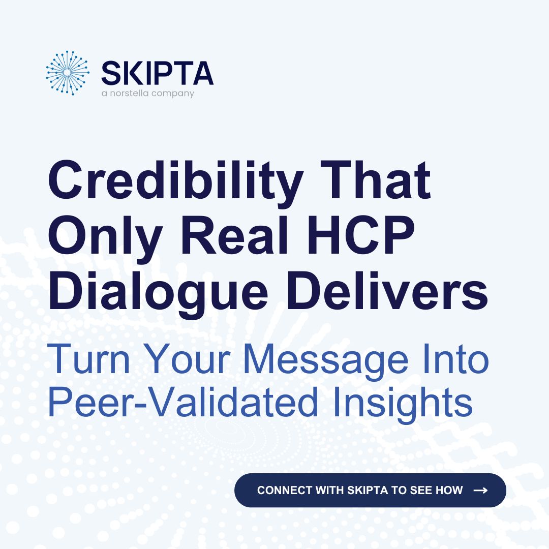 SkiptaTech's tweet image. Are you creating curiosity and credibility about your brand?

Sponsor clinical conversations involving your brand among key opinion leaders with Skipta’s Featured Discussions. vist.ly/4fgvj

🗣️Turn your brand message into peer-validated insights.