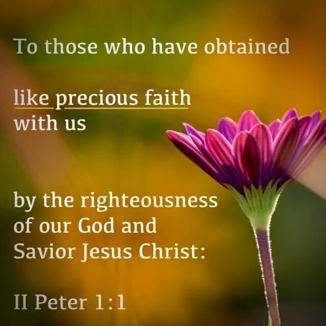 JimSuttle5's tweet image. To you have have received
A LIKE PRECIOUS FAITH

Precious faith!   Beyond compare, priceless, &amp;amp; wonderful 
I am so glad to share this faith with you, fellow Christian

By Jesus!   The glorious gospel of His righteousness that saves
It is not BY us but BY our God and Savior Jesus