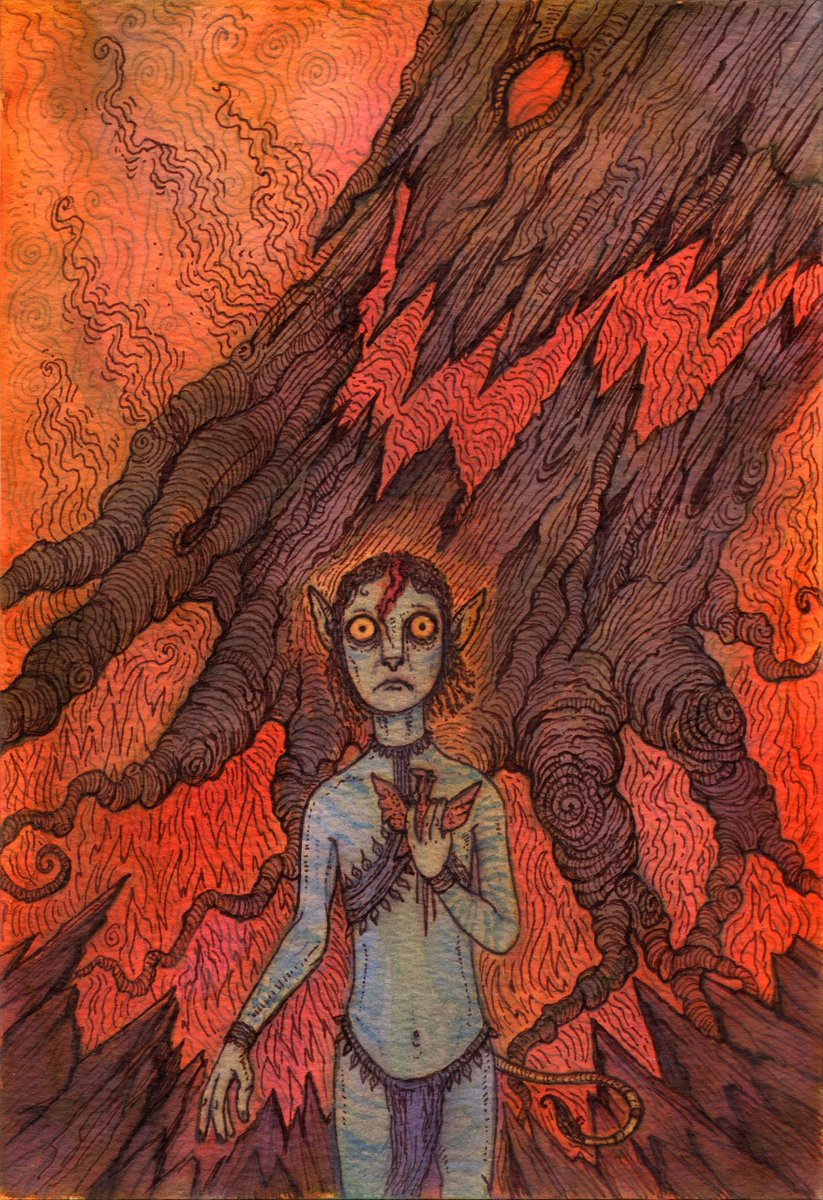 Fire came from the mountain when I was little, burned our forest. My people cried for help, but Eywa did not come..

#avatar3 #Varang #AvatarFireAndAsh