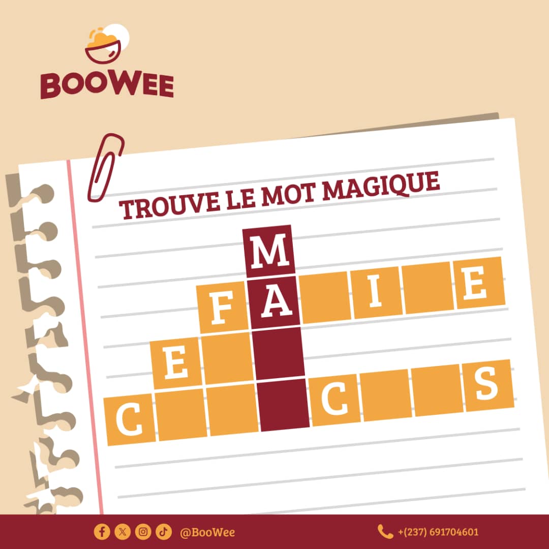 Hey 😍
Enfin , la semaine est finie🎉 
On peut se détendre un peu avec un petit jeu 😉😎
Saurez-vous devinez le mot Magique en remplissant toutes les cases correctement ?

A vos claviers 🖥️📱

Excellent week-end à tous😍