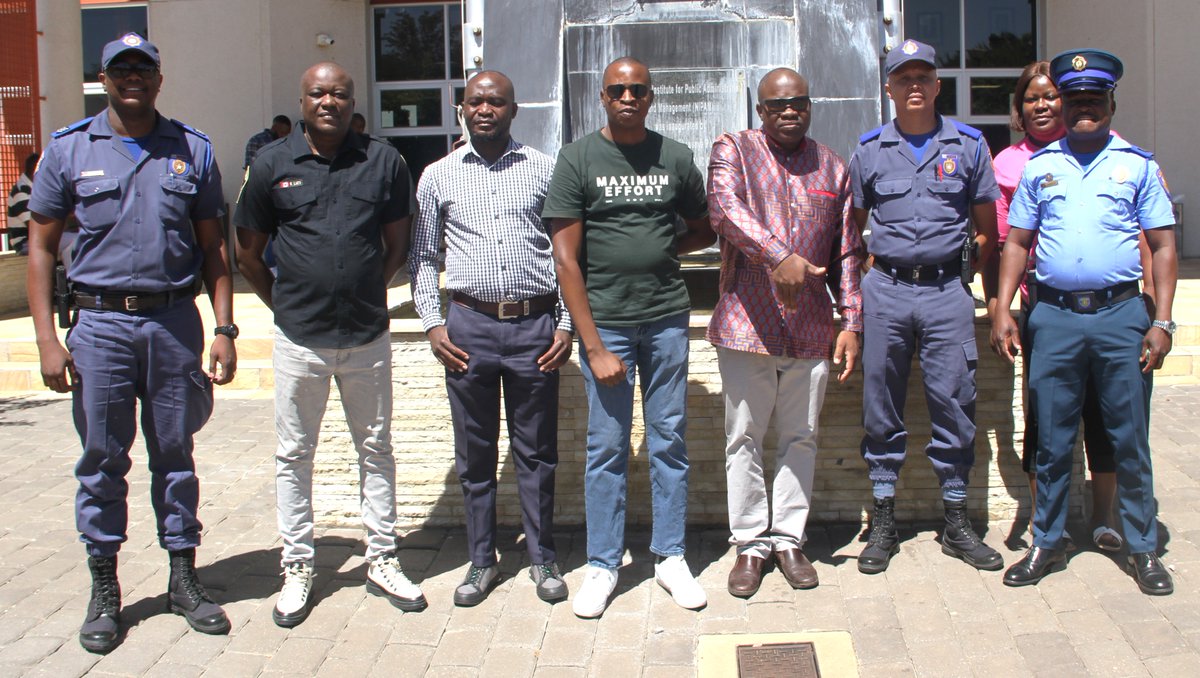 NamibiaNipam's tweet image. NIPAM conducted Diplomacy, Protocol and Etiquette training for a team of nine (9) from City Police. The training was facilitated by Mr. Silvenus Lubasi. #NIPAM #ExcelTraining #capacitybuilding #Transformation